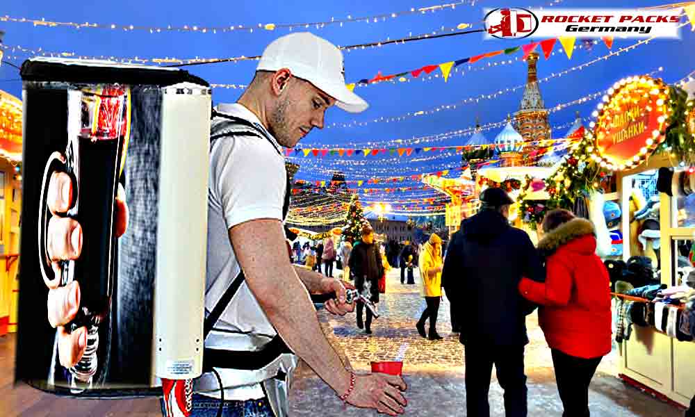 "Warm up your event experience with our mulled wine dispenser at SIAL Kanada!